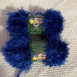 Blue Tinsel Yarn Bundle